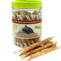 Pet Cuisine Dog Treats Puppy Chews Training Snacks,Chicken Breast Wrapped Rawhide Stix - BESTMASCOTA.COM