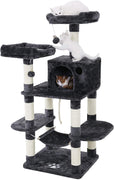 FEANDREA Multi-Level Cat Tree for Big Cats, Stable Cat Tower - BESTMASCOTA.COM