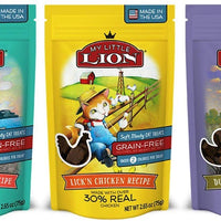 My Little Lion Grain Free Cat Treats 3 Sabor Bundle, (1) de cada): Lick &apos;n pollo, salmon-licious, Duck Hunter – 2,65 onzas - BESTMASCOTA.COM