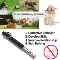 lEPECQ Dog Whistle, Dog Whistle to Stop Barking with Training Clicker, Adjustable Pitch Ultrasonic, Professional Silent Dog Whistle Tool with Wristband Free Lanyard - BESTMASCOTA.COM