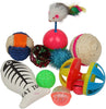 Paquete con juguetes para gatos variados, de Fashion's Talk, 20 piezas - BESTMASCOTA.COM