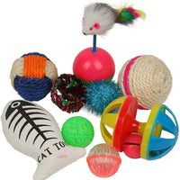 Paquete con juguetes para gatos variados, de Fashion's Talk, 20 piezas - BESTMASCOTA.COM