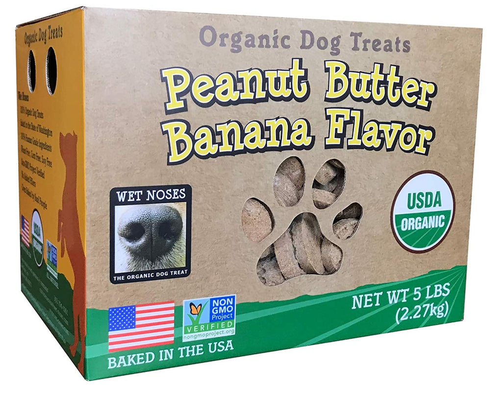 Wet Noses All Natural Dog Treats, Made in USA, 100% USDA Certified Organic, Non-GMO Project Verified - BESTMASCOTA.COM