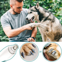 Dog Nail Grinder Electric Pet Nail Trimmer Clippers for Small Medium Large Breed Dog&Cat -Upgraded Professional 3-Speed Electric Recharging Animals Nail Grinder Gentle Painless Paws Grooming Smoothing - BESTMASCOTA.COM