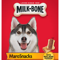 Milk-Bone MaroSnacks golosinas para perros con médula de hueso real y calcio, (6) 15 oz. Cajas para perros de todos los tamaños. - BESTMASCOTA.COM