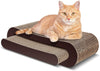 ScratchMe Cat Scratcher Cardboard Lounge Bed, Cat Scratching Post with Catnip - BESTMASCOTA.COM