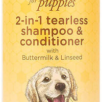 Champú 2 en 1 Burts Bees para perrito, no irrita los ojos, paquete de de 2 - BESTMASCOTA.COM
