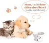 Y YHY cuenco de agua de cerámica para gatos, cuencos de comida para gatos de 5 pulgadas, protege la espina del gato, libre de estrés, prevención de reflujo, regalo para gato, color blanco - BESTMASCOTA.COM