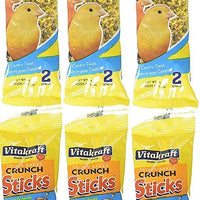 Vitakraft - Palillos de crunch con huevo y miel (3 paquetes/2 dulces por paquete) - BESTMASCOTA.COM