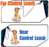 FOCUSPET Correa de piel para perro con doble asa, 6 pies, correa de piel trenzada con asa de tráfico, resistente, correa para perros grandes/medianos, mayor control de entrenamiento de seguridad, protege al perro en el tráfico, 6 pies - BESTMASCOTA.COM