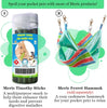 Meric Timothy Sticks, varillas en polvo de hierba timoteo de alta fibra, promueve la higiene dental y apoya la salud digestiva, 20 unidades. - BESTMASCOTA.COM