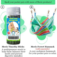 Meric Timothy Sticks, varillas en polvo de hierba timoteo de alta fibra, promueve la higiene dental y apoya la salud digestiva, 20 unidades. - BESTMASCOTA.COM