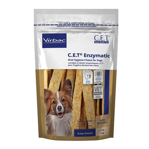 Virbac C.E.T. Oral Hygiene Rawhide Dog Chews - BESTMASCOTA.COM