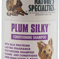 Nature's Specialties Champú acondicionador para mascotas de color ciruela sedoso, diluye hasta 24:1 fabricado en Estados Unidos - BESTMASCOTA.COM