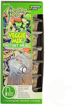 Mezcla de comida vegetariana instantáneo 7pk - BESTMASCOTA.COM