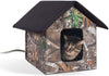 K&H Pet Products Casa para gatitos al aire libre, refugio aislado para gatos (calentado o sin calefacción) - BESTMASCOTA.COM