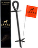 SÄKER - Estaca de amarre de alta calidad – anclaje resistente que se adapta a cualquier perro | Corbata para cable de amarre que nunca se oxida, se dobla o se extrae. - BESTMASCOTA.COM