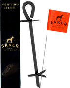 SÄKER - Estaca de amarre de alta calidad – anclaje resistente que se adapta a cualquier perro | Corbata para cable de amarre que nunca se oxida, se dobla o se extrae. - BESTMASCOTA.COM