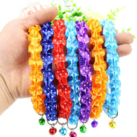 Flyup collares para gato, 7 piezas collar para gatito con hebilla de liberación de seguridad y campana, encaje colorido - BESTMASCOTA.COM