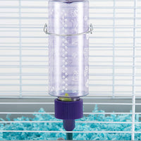 Lixit - Botellas de agua para ratones, hámsters enanos y pájaros pequeños., 4 onza, Púrpura translúcido - BESTMASCOTA.COM
