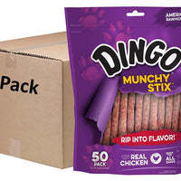 Dingo Munchy Stix - Traje de piel cruda y pollo para perros - BESTMASCOTA.COM