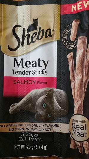 Sheba Meaty Tender Sticks Salmón Sabor – 5 impugnable de incienso (3 unidades) - BESTMASCOTA.COM