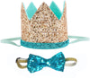 Perktail Cute Pet Birthday Crown Hat and Bow tie Collar Set for Dog Cat Birthday Party Supplies - BESTMASCOTA.COM