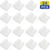 Bornfeel Aquarium Lid Clips 24 Pack Fish Tank Glass Clips 6mm 8mm Rimless Aquarium Cover Holder Clamps Clear Acrylic - BESTMASCOTA.COM