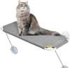 LsaiFater All Around 360° Sunbath and Lower Support Safety Iron Cat Window Perch, Cat Hammock Window Seat for Any Cats - BESTMASCOTA.COM