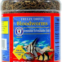 SAN FRANCISCO BAY Brand Freeze Dried Bloodworms 1.75oz - BESTMASCOTA.COM