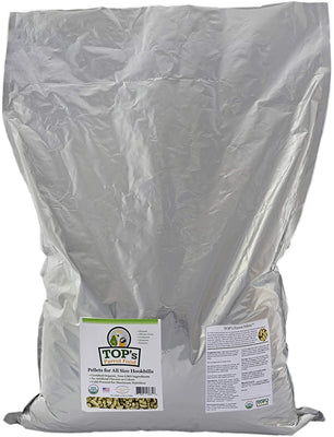 TOP's Parrot Food Pellets Hookbills, Loro pequeño, mediano y grande – Sin OGM, sin soja de maní y maíz, certificado orgánico USDA - BESTMASCOTA.COM