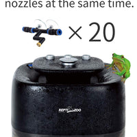 REPTI ZOO 10L Reptile Mister Fogger Terrarios Humidificador Bomba Silenciosa de Extrema Alta Presión Niebla de la Máquina de Niebla Sistema de Rociador Rainforest Tanque con 4 Boquillas para una variedad de Reptiles/Anfibios - BESTMASCOTA.COM