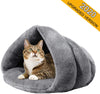 Mojonnie - Cama de gato con forro polar suave para calentar y calentar con forma de triángulo para gatos, invierno, mascotas - BESTMASCOTA.COM