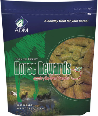 ADM Alimentación Animal 80876 aaab2 forraje Primera caballo Treats, Apple, 3-lbs., 1 - BESTMASCOTA.COM
