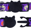 Frienda - 4 collares para gatos de Halloween, ajustables con campana, incluye patrones de calabaza fantasma para Halloween, fiestas, gatos, accesorios de aseo - BESTMASCOTA.COM