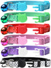 EXPAWLORER 6 Pcs Wave Point Adjustable Cat Collars Colorful Nylon Breakaway Safety Pet Collar with Bells - BESTMASCOTA.COM