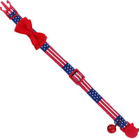 BoomBone - Collar para gato con diseño de bandera americana - BESTMASCOTA.COM