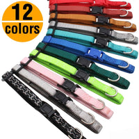 YOY 12 unidades / juego de collares de identificación de cachorros de nailon suave – ajustables reutilizables y lavables, identificación de mascotas para criadores, cuello de 8 a 13 pulgadas - BESTMASCOTA.COM