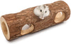 Niteangel Natural Wooden Hamster Mouse Tunnel Tube Toy Forest Hollow Tree Trunk - BESTMASCOTA.COM