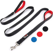 Correa de perro con 2 asas, extra larga, 8 pies, correa resistente, doble asa para mayor control, capacitación en seguridad, perfecto para perro tamaño grande o mediano, asas acolchadas para proteger al perro del tráfico - BESTMASCOTA.COM