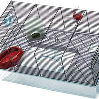 Ferplast Jaula para hámster, negra - BESTMASCOTA.COM