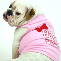 Playera parisina para perros y gatos, con texto en inglés "Mommy's Boy, Daddy's Girl, Big Brother, Big Sister, Little Sister, I Love Mommy, I Love Daddy" - BESTMASCOTA.COM