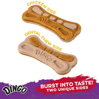 Dingo Delights, 100 % tratamientos libres de rawhide, pollo, 9 unidades, talla única - BESTMASCOTA.COM
