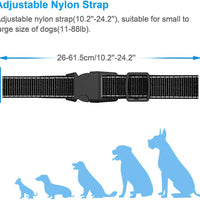 AHJDL Collar de corteza para perro, con efecto de corteza de perro, modo sin vibración, control de voz, collar de entrenamiento, con indicador LED y 7 sensibilidades, fácil de usar - BESTMASCOTA.COM