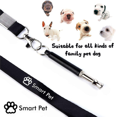 Silbato para perro SmartPet | Silbato profesional para detener ladridos | Herramienta de entrenamiento ultrasónico ajustable | Control de corteza silencioso para perros | Audible para humanos | Cordón de alta calidad e instrucciones de entrenamiento - BESTMASCOTA.COM