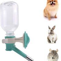 Choco Nose H528 - Botella de agua para conejos sin goteo para chinchilla, tamaño pequeño, dispensador patentado a prueba de fugas, boquilla de alambre para mascotas sin BPA, 11.2Oz/11.2 fl oz, diámetro de la boquilla: 0.512 in - BESTMASCOTA.COM