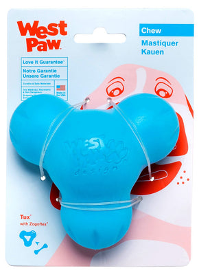 West Paw Zogoflex Tux Interactive Treat Dispensing Dog Chew Toy for Aggressive Chewers, 100% Guaranteed Tough, It Floats!, Made in USA - BESTMASCOTA.COM