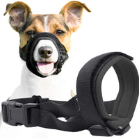 Suave protector de bozal para perros – evita morderse no deseado masticar de forma segura ajuste cómodo – acolchado de neopreno suave – no más rozaduras – Guía de entrenamiento incluida ayuda a construir lazos para mascotas - BESTMASCOTA.COM