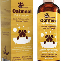 HONEYDEW Champú de avena para mascotas para perros y cachorros – El mejor champú y acondicionador natural para pieles irritadas y secas – Desodorante de fuerza medicada – 8 oz - BESTMASCOTA.COM