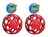 JW Hol-ee Roller Original - Bola dispensadora de dulces para perro, goma natural dura, varios colores - BESTMASCOTA.COM